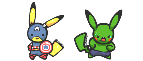 Gifs - Pikachu Avengers Vagando en la Net