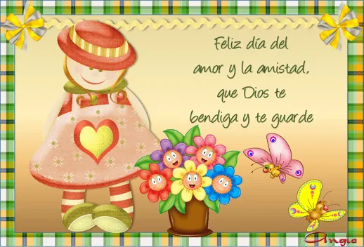 GIFS ROMANTICOS Y DE AMISTAD: Carteles de Día del amor y la amistad