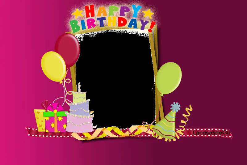 Marco feliz cumpleaños png - Imagui