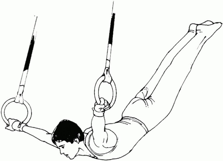 Gimnasia artística en dibujo - Imagui