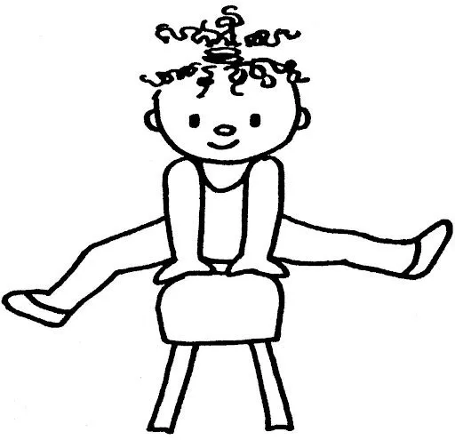 Gimnasio para colorear - Imagui