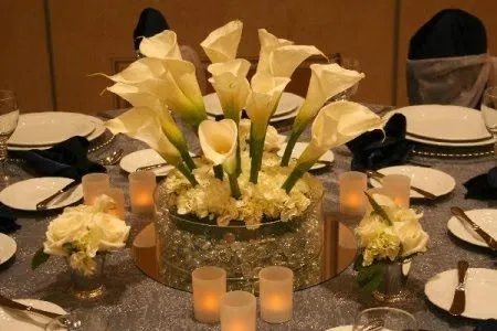 gina floristeria: centros de mesa para boda