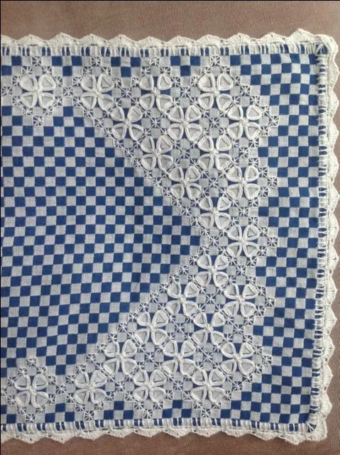 Gingham Embroidery or Chicken Scratch or Bordado Español on ... Gingham Embroidery or Chicken Scratch or Bordado Español on ...