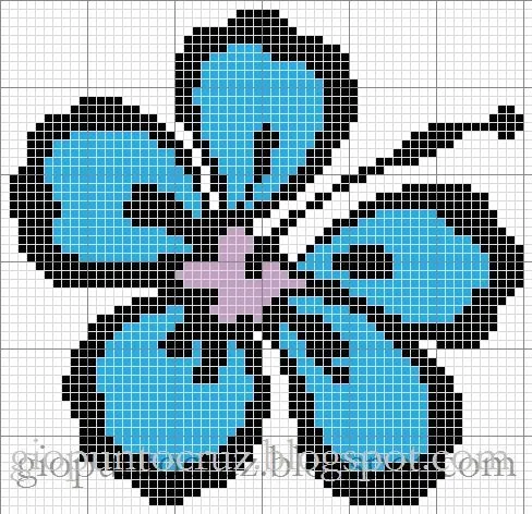 Gio Punto Cruz...: Patrones Gratuítos | Cross Stitch -- Flowers #2 ... Gio Punto Cruz...: Patrones Gratuítos | Cross Stitch -- Flowers #2 ...