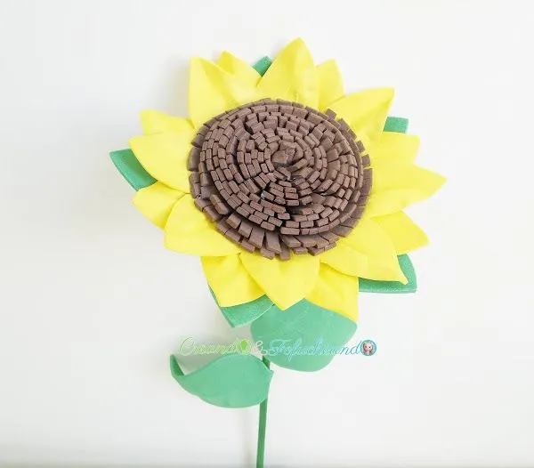 Girasol en goma eva o foamy paso a paso y con moldes | Manualidades Girasol en goma eva o foamy paso a paso y con moldes | Manualidades