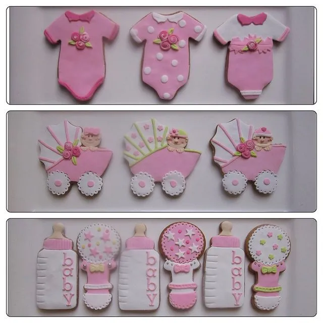 Girl Baby Shower Cookies | Pate à sucre | Pinterest | Baby Shower ...