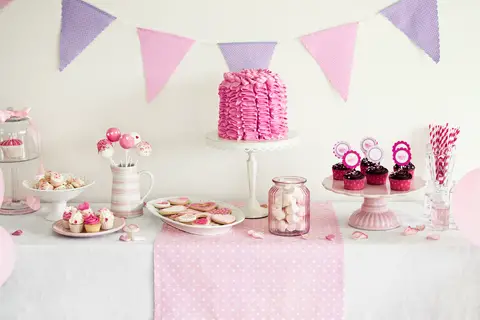 Girl baby shower theme