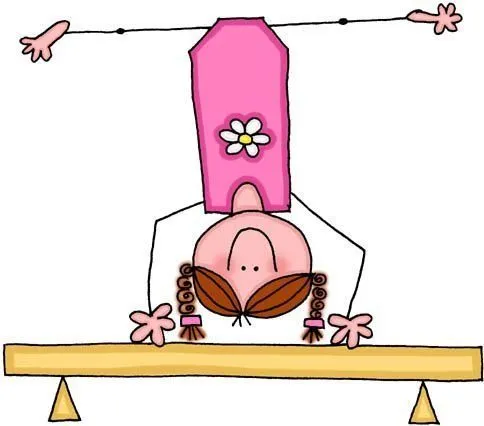 Girls Gymnastics Sticker