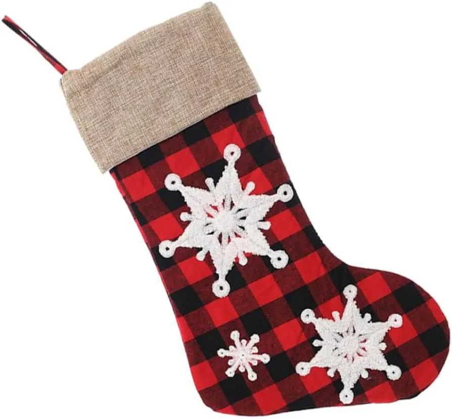 GLEAVI 1Pc Calcetines De Navidad Medias Rojas Decoración Verde Adornos De  Árbol De Navidad Suministros De Dulces Regalos Bolsas De Embalaje De Navidad  Pequeñas Medias De Navidad Adorno : Amazon.com.mx: Hogar y