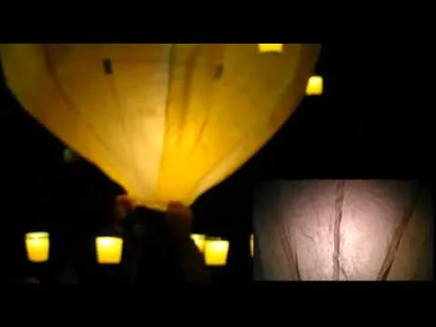 Globo aerostatico de papel de china - YouTube