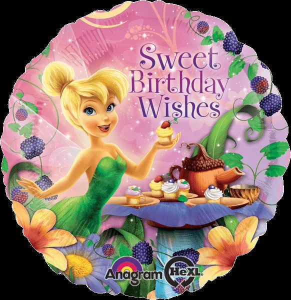 Globo Metálico 18C Tinker Bell Bday Wishes – Tuksonora Globo Metálico 18C Tinker Bell Bday Wishes – Tuksonora