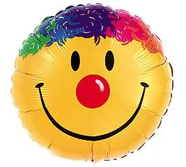 Globo Metalizado Carita Feliz en Bogotá