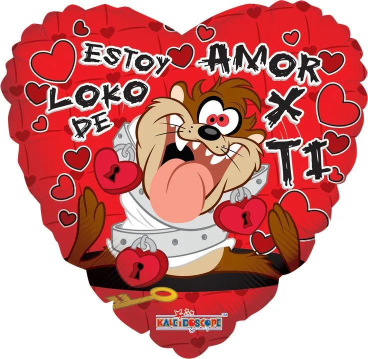 Globo TAZ LOKO DE AMOR 18 | Amor y Amistad | Pinterest Globo TAZ LOKO DE AMOR 18 | Amor y Amistad | Pinterest