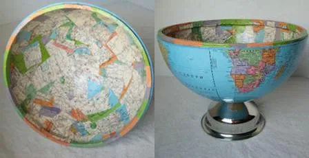 Como hacer un globo terraqueo casero - Imagui Como hacer un globo terraqueo casero - Imagui