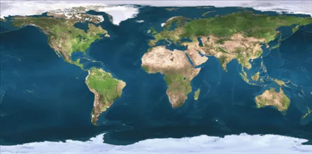 Globo terráqueo en un dwg - Geofumadas