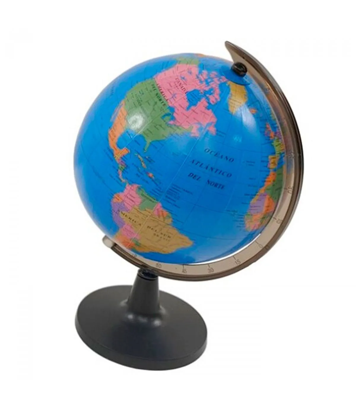 Globo terráqueo giratorio de plástico, mapa mundi político educativo, decoración de escritorio, aprendizaje, diversión, diámetro Globo terráqueo giratorio de plástico, mapa mundi político educativo, decoración de escritorio, aprendizaje, diversión, diámetro
