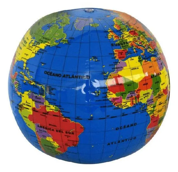 Globo Terráqueo Inflable Paises Y Capitales Educativo — DidactiJuegos Globo Terráqueo Inflable Paises Y Capitales Educativo — DidactiJuegos