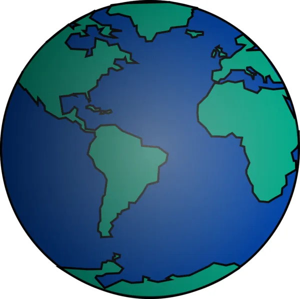 Globo Terraqueo Mundo | Free Images at Clker.com - vector clip art ...