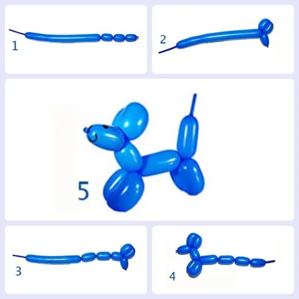Globoflexia: cómo hacer un perrito con globos Globoflexia: cómo hacer un perrito con globos