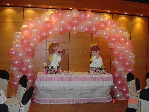 Globos de bautismo - Imagui