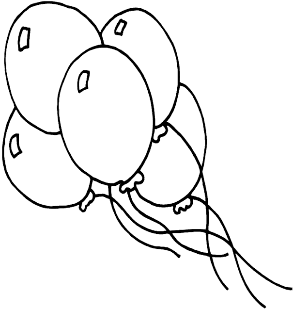 Globos para colorear