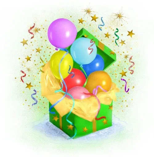 Globos cumpleaños gif - Imagui