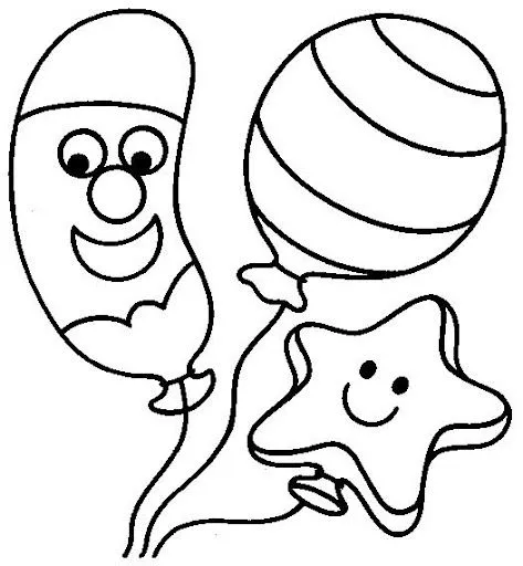 GLOBOS DIBUJOS PARA COLOREAR | Dibujos para colorear GLOBOS DIBUJOS PARA COLOREAR | Dibujos para colorear