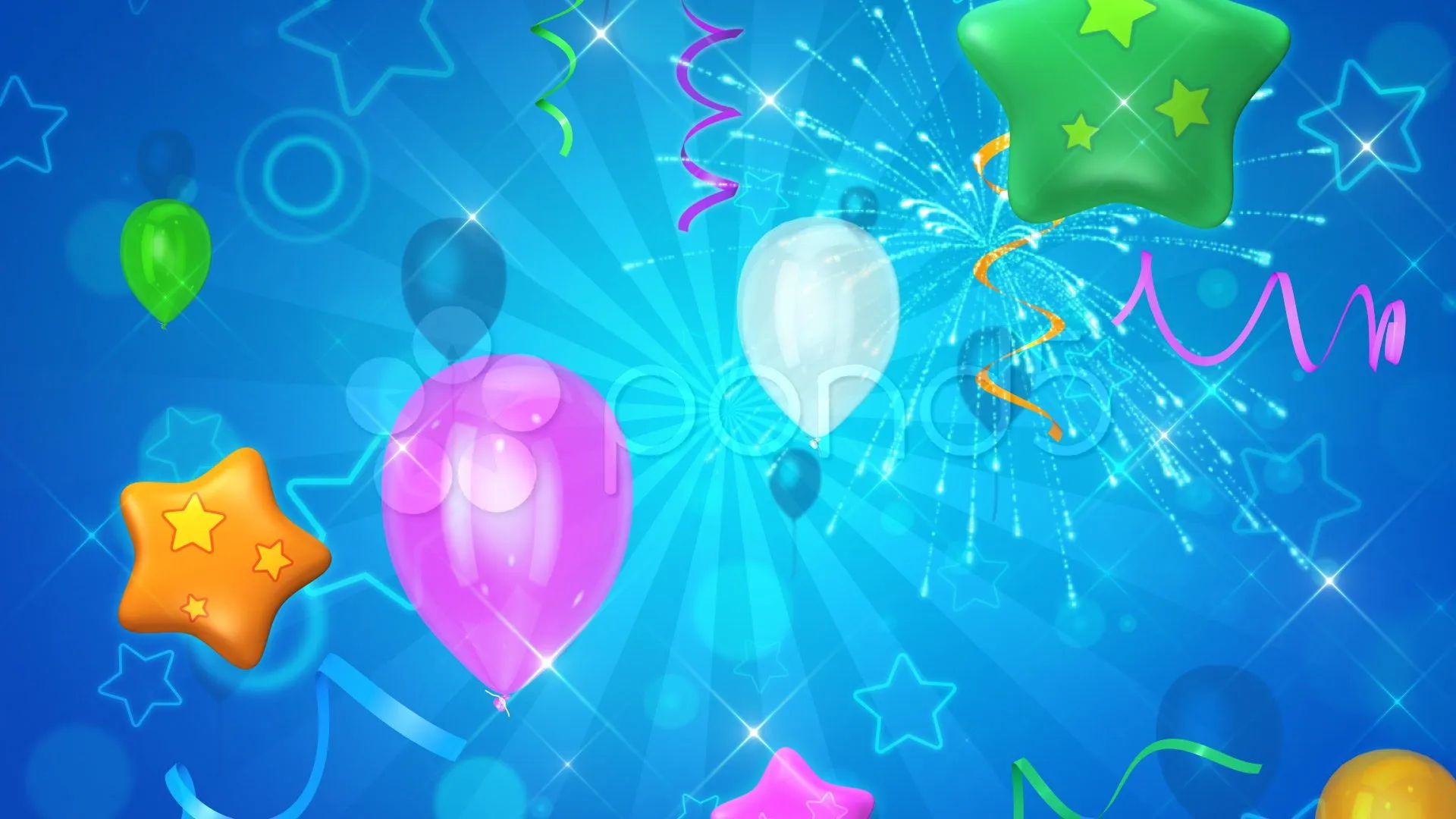 Globos Y Estrellas De Fondo videos 760327 | HD Stock de Imágenes Globos Y Estrellas De Fondo videos 760327 | HD Stock de Imágenes