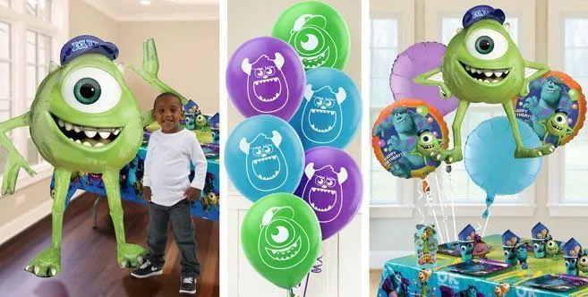 Globos Monsters University | Decoración con globos | Pinterest