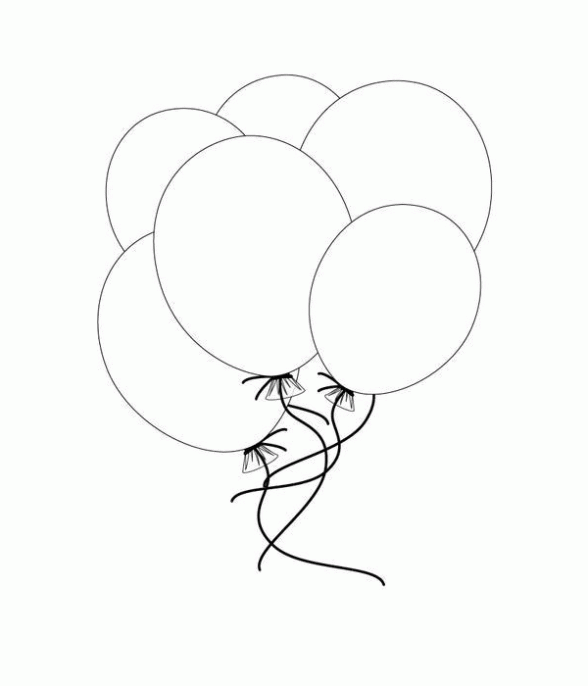 Dibujos para colorear de Globos ~ Dibujos para Colorear Infantil Dibujos para colorear de Globos ~ Dibujos para Colorear Infantil