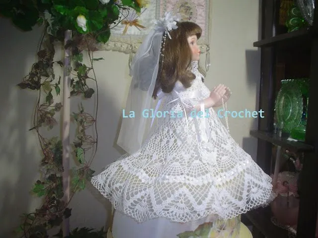 La gloria del crochet: MARIA CONSTANZA y su Primera Comunion La gloria del crochet: MARIA CONSTANZA y su Primera Comunion