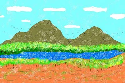 Dibujo de lago - Imagui