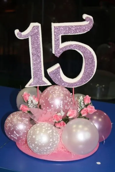 gobos para una quinceanera | ... GLOBOS EN COMBINACIÓN CON FIGURA ...