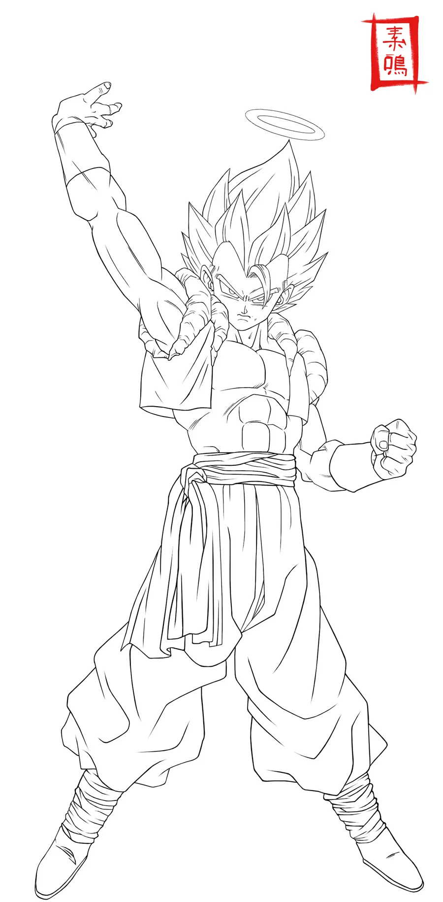 Gogeta ssj4 para dibujar - Imagui