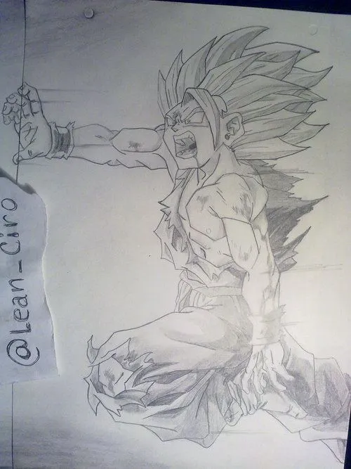 Gohan para dibujar a lapiz facil - Imagui