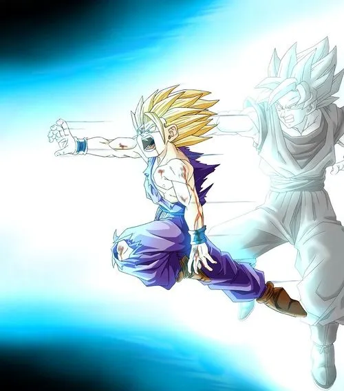 gohan ss2 hecho a lapiz por mi - Taringa!