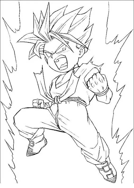 Dibujos de goku y gohan - Imagui