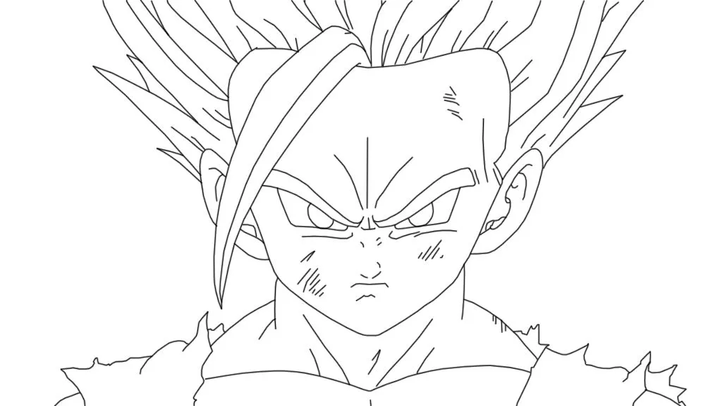 Gohan ssj4 para colorear - Imagui