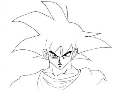 Goku de Dragon Ball - Tutoriales de Como dibujar a en Personajes ... Goku de Dragon Ball - Tutoriales de Como dibujar a en Personajes ...