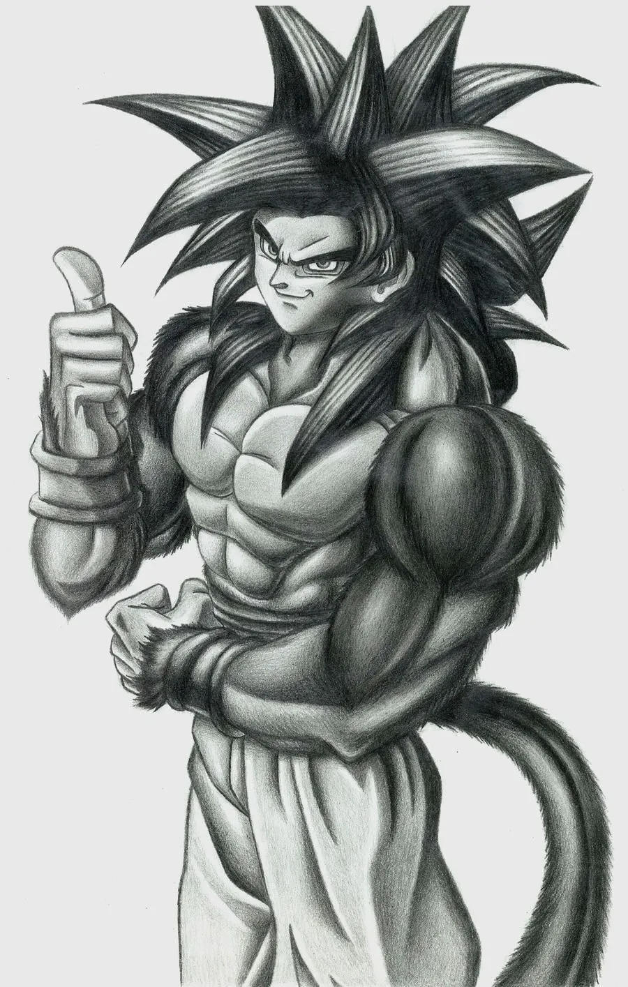 Goku fase 4 a lapiz - Imagui Goku fase 4 a lapiz - Imagui