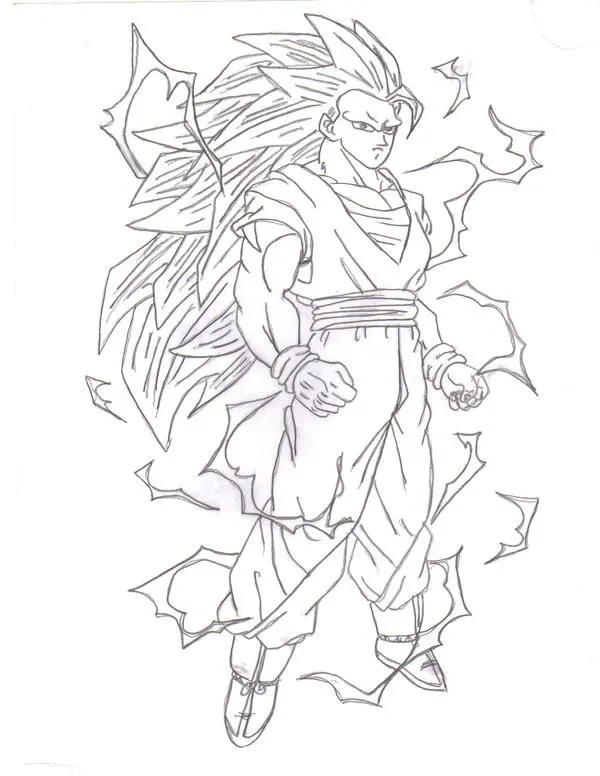 goku ssj3 by ~Zaraki360 on deviantART