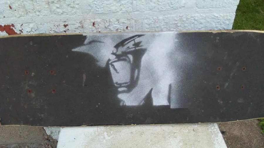 Goku Stencil by Wanton-G on DeviantArt