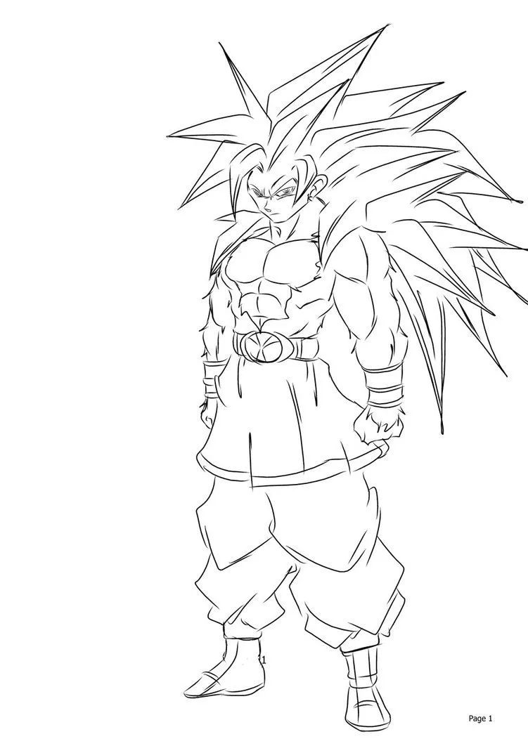 Imagens Para Colorir: Desenhos Goku Para Colorir Imagens Para Colorir: Desenhos Goku Para Colorir