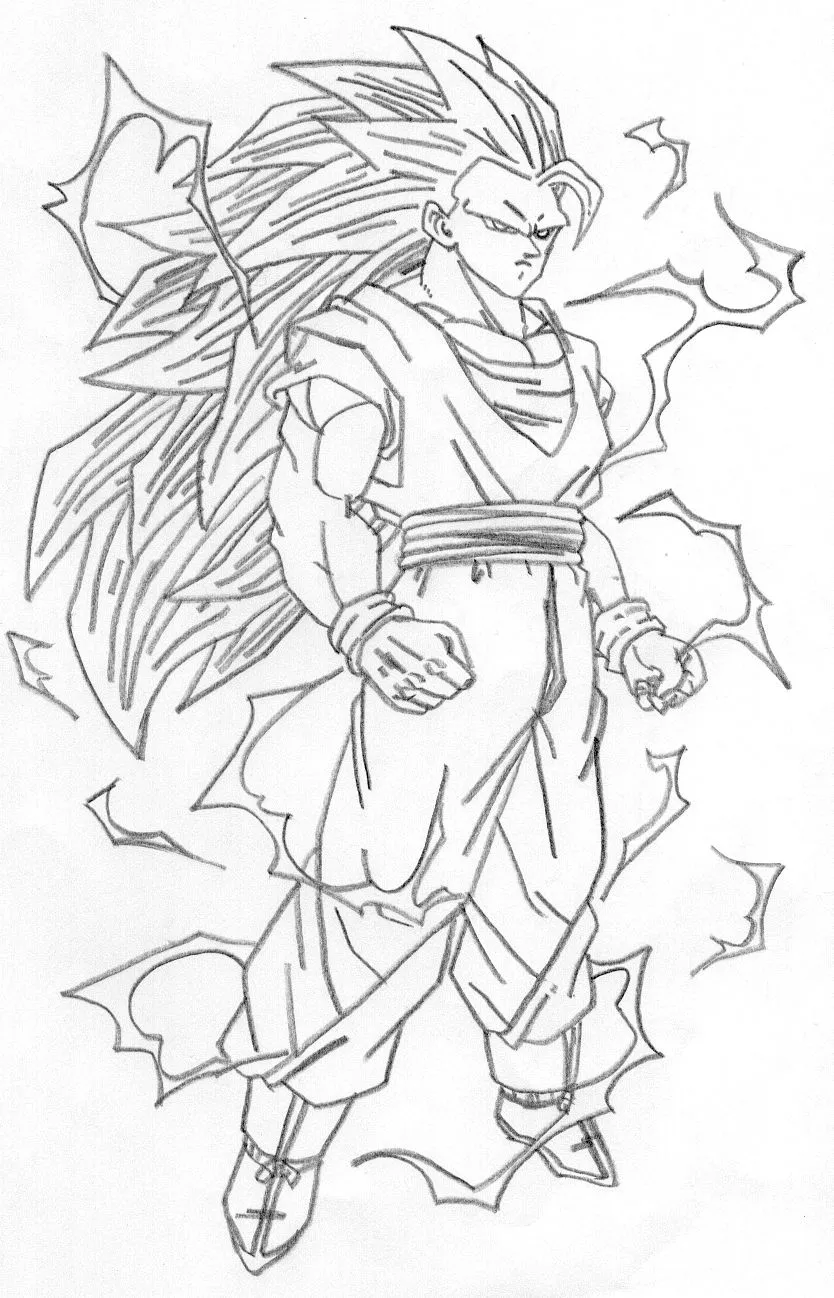 Super saiyan 3 Goku by ~Sharingan-Kyuubi on deviantART Super saiyan 3 Goku by ~Sharingan-Kyuubi on deviantART