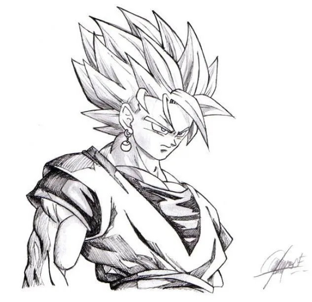 mis dibujos de Goku - Taringa!