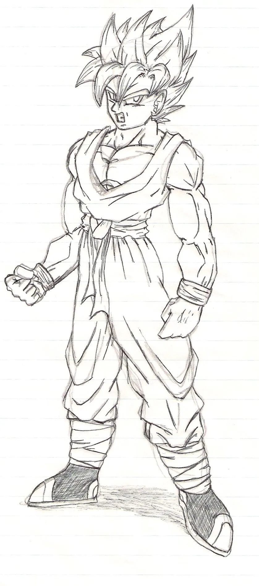 Goku super sayayin para colorear - Imagui