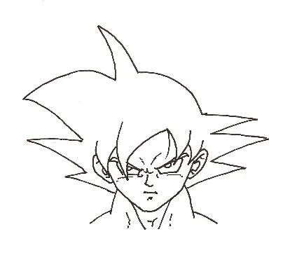 Goku dibujos faciles - Imagui