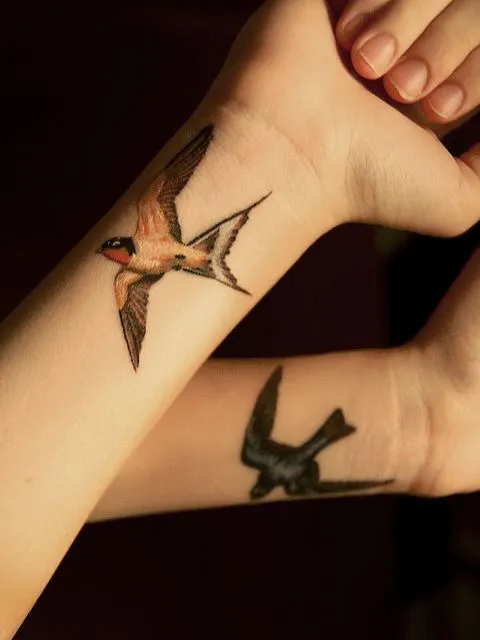 Golondrinas - Tatuajes para Mujeres