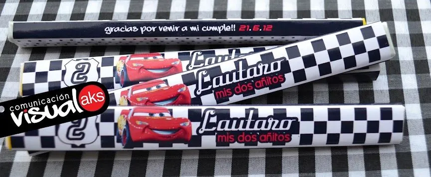 Golosinas Personalizadas Cars 15 Monedas + 15 Yapas (Chocolates y ... Golosinas Personalizadas Cars 15 Monedas + 15 Yapas (Chocolates y ...