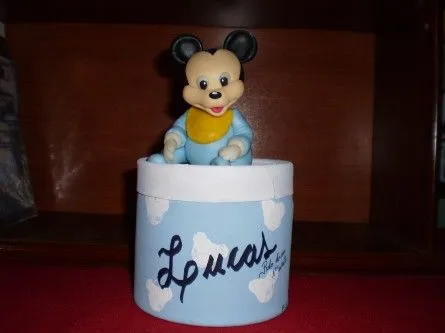 Tarjeta souvenir Mickey bebé - Imagui